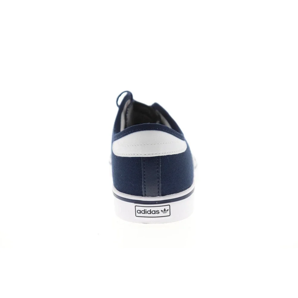 Adidas‎ Seeley Shoes Mens Size 6 Blue Canvas Casual Low Top Sneakers AQ8530